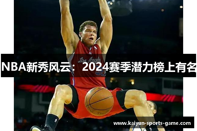 NBA新秀风云：2024赛季潜力榜上有名
