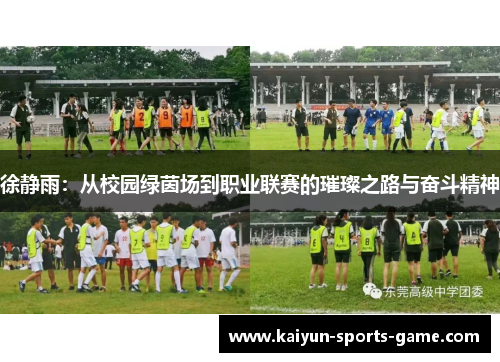 徐静雨：从校园绿茵场到职业联赛的璀璨之路与奋斗精神